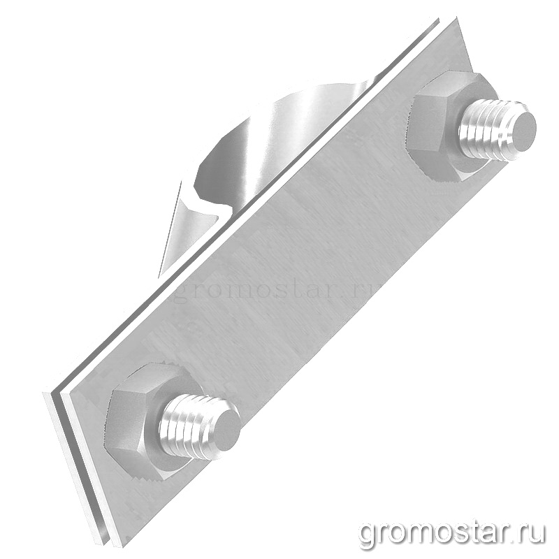 Соединитель заземления для стержня Ø18 мм. и полосы до 50 мм.