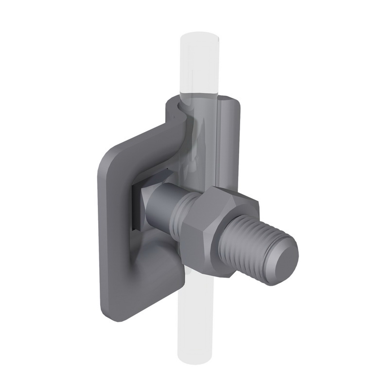 Зажим крестообразный из оцинкованной стали