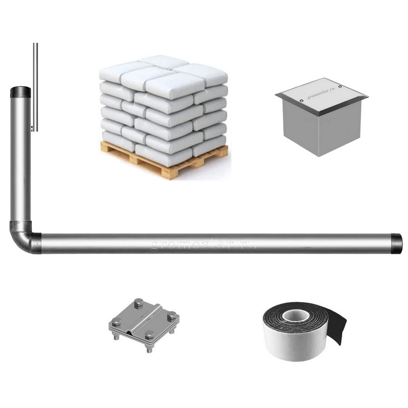 Комплект горизонтального электролитического заземления 3 метра