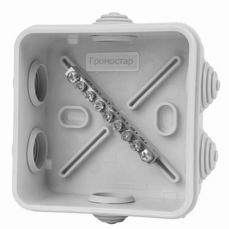 Коробка с шиной заземления