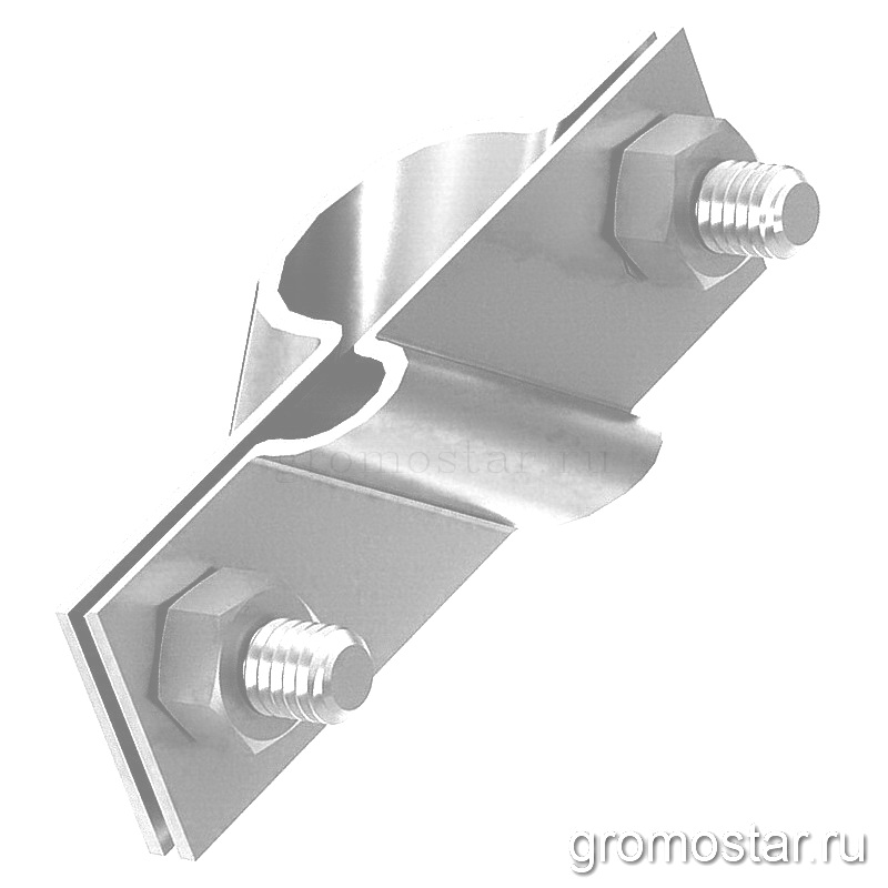 Соединитель заземления для стержня Ø18 мм. и круга Ø8 мм.