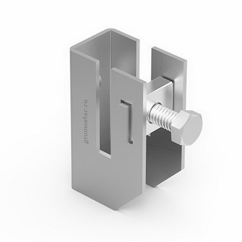 Держатель для полосы толщиной до 8 мм с фикс. болтом