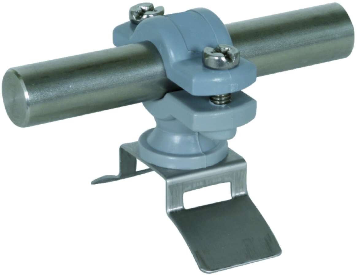 Держатель проводника 6-11 мм по водосточной трубе винтовой