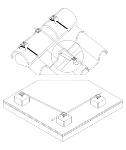 Держатели для молниезащиты