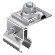 Фальцовый держатель для круглых проводников 8-10 мм. на фальц до 25 мм.